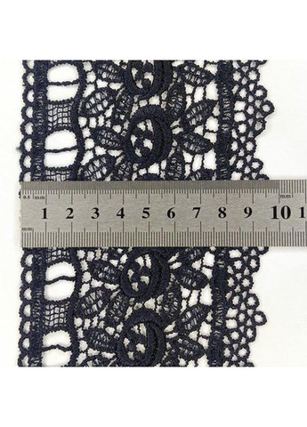 Мереживо макраме 10см (20м) Колір - Синій темний (09-Y10093-3) Plus-plus (352747548)