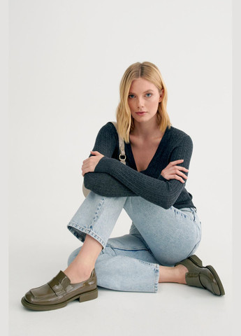 Estro Лоферы, цвет зеленый зеленый з, украина — демисезон (324030124)