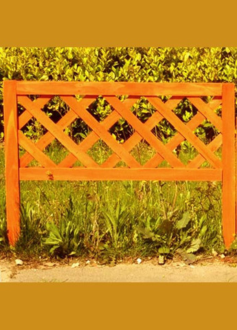 Огородження для клумб з дерева Естеван сієна (ГБР-002005) No Brand (328960986)