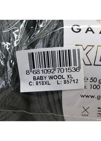 Пряжа Baby Wool XL цвет 818 Gazzal (352745717)