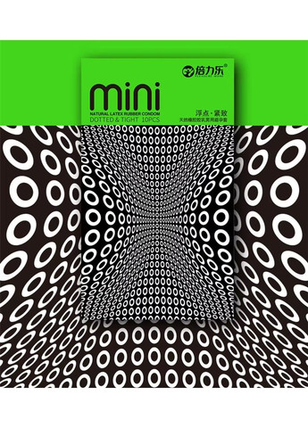 Крапкові презервативи HBM MINI зменшеного розміру 10 штук HBM Group (315765299)