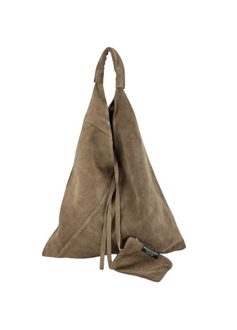 Сумка-шоппер коричневая замшевая большая Italy F-IT-7625C-D Firenze (315688264)