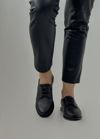 Sherlock Soon Туфли женские кожаные черный з натуральная кожа, турция — демисезон (361147586)