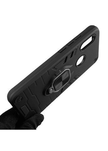 Чохол для телефона Mi A2 Lite броньований з магнітним кільцем-тримачем на сяомі мі а2 лайт чорний Xiaomi (366233405)