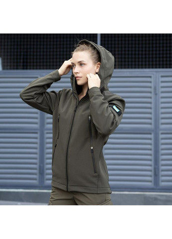 Армейская женская куртка SoftShell весна/осень хаки No Brand (360890492)