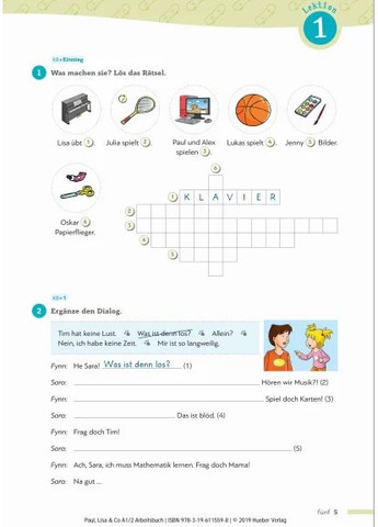 Paul, Lisa & Co. Arbeitsbuch A1.2 Hueber (370103332)