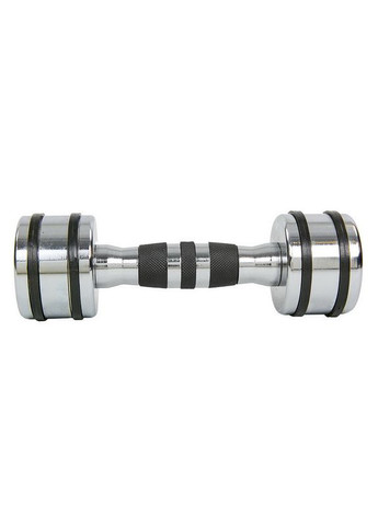 Гантель цільна сталева хромована 1штука TA-8232-5 (1x5кг) (1шт, метал хромований) Record (361435525)