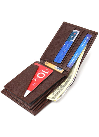 Гаманець чоловічий шкіряний у два додавання флотар 21586 Коричневий Canpellini (306881834)