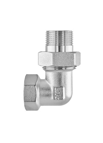 Згін американка NFC.521-10 - 1" кутовий нікельований (NF3238) NOLF (371140706)