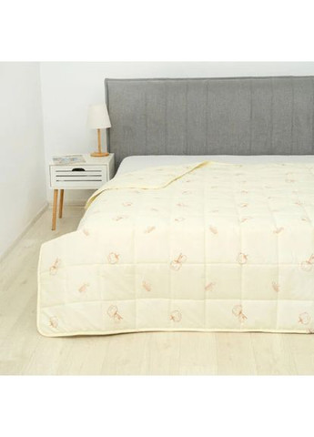 Одеяло евро хлопковое стеганое 21392 200x220 см бежевое Viluta (365963974)
