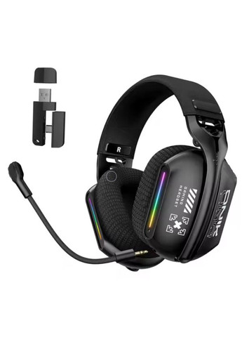 Игровые беспроводные наушники GT8О8L с микрофоном | Bluetooth 5.3 + 2.4G + AUX RGB-подсветка Для ПК, PS4, PS5, Xbox Onikuma (365752626)
