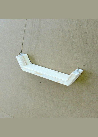 Полиця настінна для квітів з дерева Редонда бланже (ЦВС-004601) No Brand (328224857)