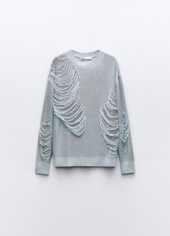 Світло-блакитний демісезонний светр Zara