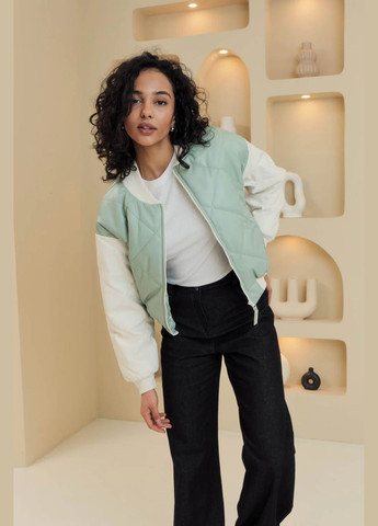 М'ятна демісезонна бомбер Seventeen