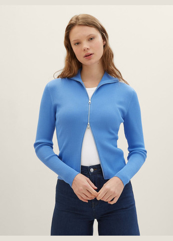 Голубой демисезонный кардиган Tom Tailor