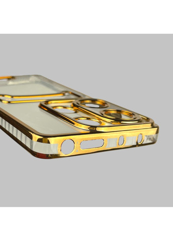 Чохол для POCO M6 Pro 4G із золотою окантовкою з кишенькою для карток на сяомі поко м6 про золотий Xiaomi (366022545)