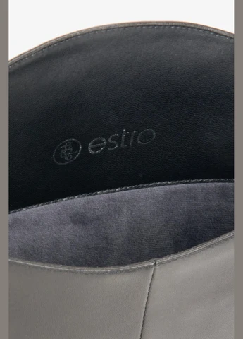 Осенние сапоги, цвет черный Estro