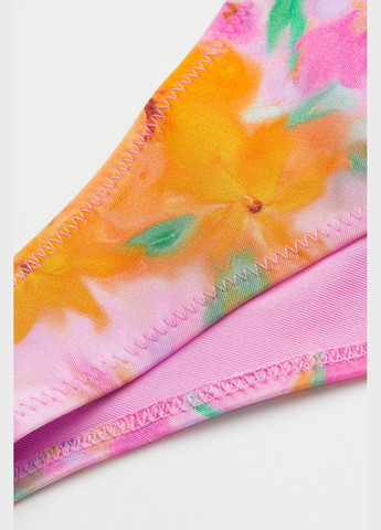 Розовые купальные трусики-плавки,розовый в узоры, H&M