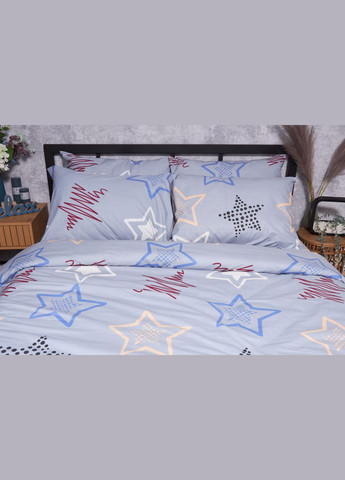 Комплект постельного белья Бязь Gold Люкс «» семейный 143х210х2 наволочки 4х70х70 (MS-820001662) Moon&Star Light Stars (285717241)