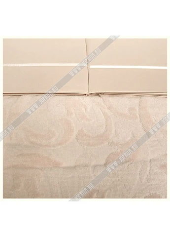 Постельное белье Baroc bej пике с махровым покрывалом евро Tivolyo Home (382707427)