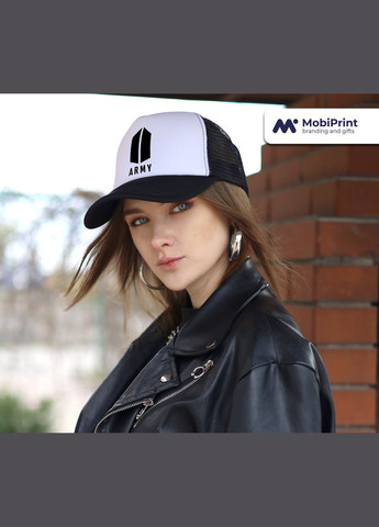 Кепка Snap Mesh БТС (BTS) Білий (9274-1088-WT) MobiPrint (292866244)