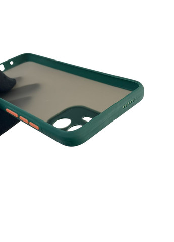 Чохол для телефона Redmi A1 з високими бортами із захистом камери на сяомі редмі а1 темно-зелений Xiaomi (366390569)