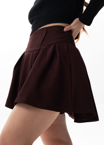 Бордовая кэжуал женская юбка 345534 Power