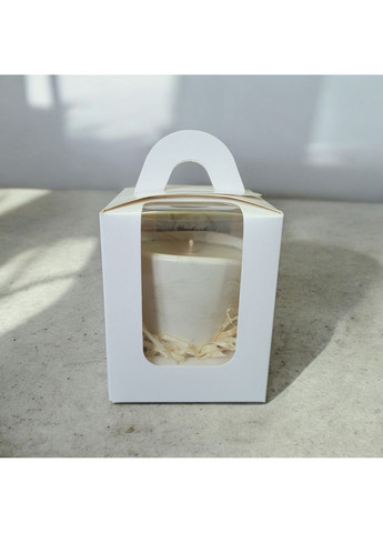 Массажная соевая свеча для тела спа-свеча в гипсовой чаше 125 мл Handmade Studio - AV (370604210)