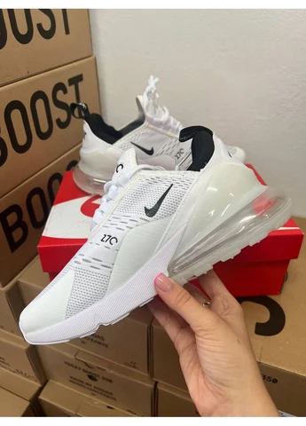 Білі літні кросівки nike air max 270 white premium найк аір макс 270 No Brand
