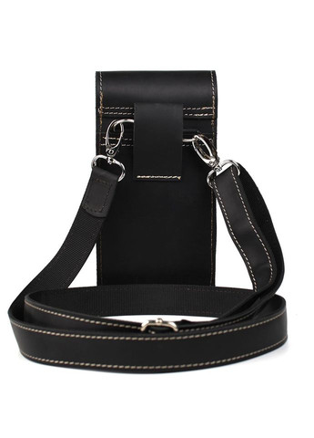 Кожаная сумка чехол на пояс или через плечо черная RA2093-3md TARWA (298684446)