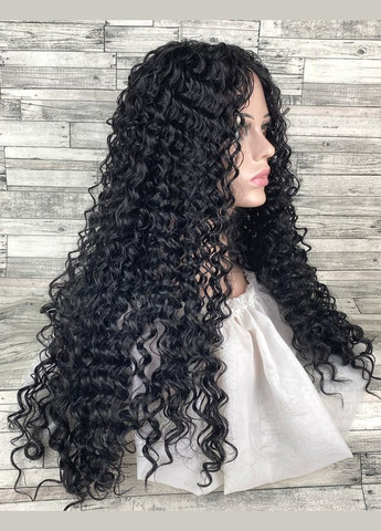 Перука жіноча афро кучерява жіноча довга з термоволокна No Brand 7223 (278824716)