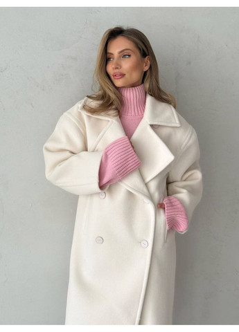 Молочное демисезонное Пальто ITALY, цвет Молочный milirud