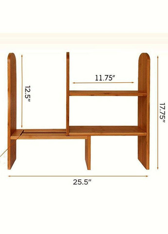 Настольная книжная полка из дерева Булгаков мускат (КПЛ-000507) No Brand (328414380)