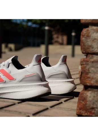 Белые кроссовки мужские ultraboost 5 performance white/grey id8818 adidas