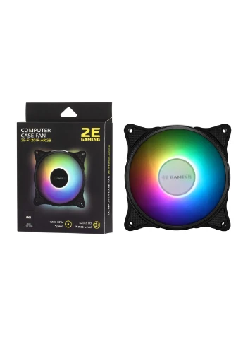 Корпусной вентилятор черный 120мм силикон 1200rpm RGB 2E Gaming (388410917)