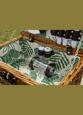 Корзина для пикника на 2 персоны 38 x 26 x 18 см LU010 LUGI (305389951)