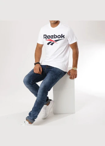 Белая футболка Reebok Classics Vector DW9509