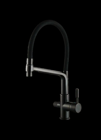 Комплект кухонної мийки Handmade PVD 580х430х220 чорна (товщина 3,0/1,5 мм) Platinum (336937431)