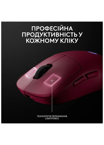 Мышка G Pro 2 Lightspeed Wireless Magenta (910-007309) Logitech (317251382)