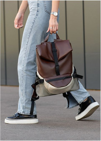 Рюкзак Rene ReneDouble шококлад жіночий Sambag (302519209)