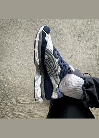 Синій всесезон кросівки чоловічі і жіночі asics gel-nyc blue | асікс гель-нюк сині No Brand