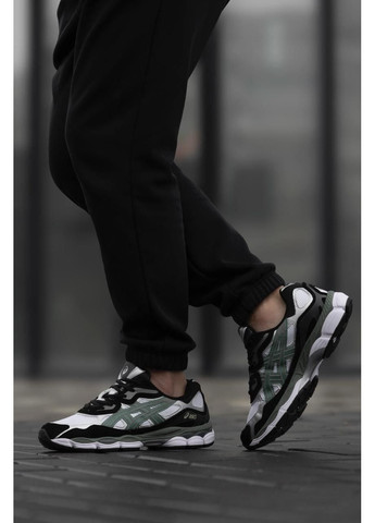 КРОССОВКИ ЖЕНСКИЕ ASICS GEL NYC GREEN АСИКС ГЕЛЬ НЮК No Brand серые демисезоны (367171851)