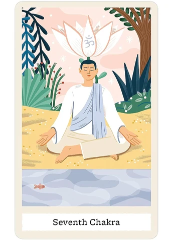 Карти Кристали та чакри: колода для внутрішньої рівноваги - Crystals & Chakras: An Oracle Deck for Inner Balance US Games Systems (400414210)