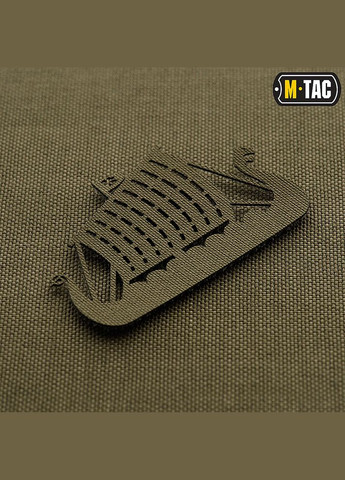 Нашивка Драккар сквозная Laser Cut Ranger Green M-TAC (315047927)
