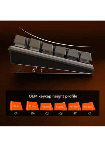 Клавіатура механічна бездротова MK006Pro RGB (з Eng, UA, RU розкладками) MEETION (369613159)