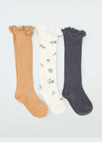 Темно-сині шкарпетки,темно-синій-коричневий, Kiabi (322995243)