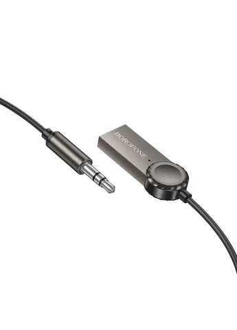 Bluetooth-ресивер car AUX BT receiver with cable (6941991113031) Borofone BC56 Peaceful (393646291)