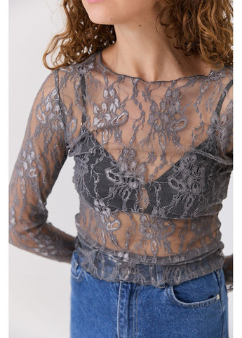 Жіночий мереживний лонгслів Arjen (356501438)