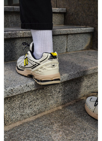 Черные демисезонные кроссовки мужские new balance 1906 white yellow black нью беланс 1906 No Brand
