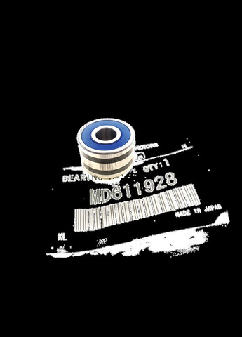 Підшипник генератора задній, оригінал MD611928 PAJERO PAJERO WAGON Mitsubishi Outlander (345735764)